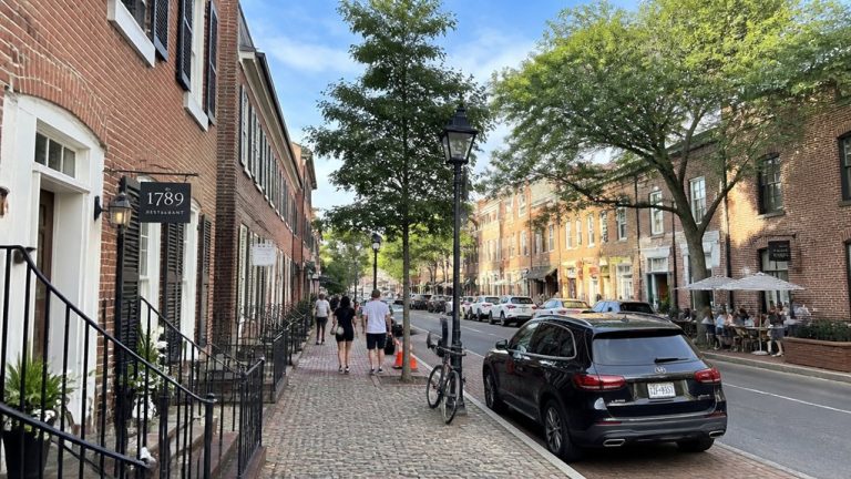 historic waterfront neighborhood shopping