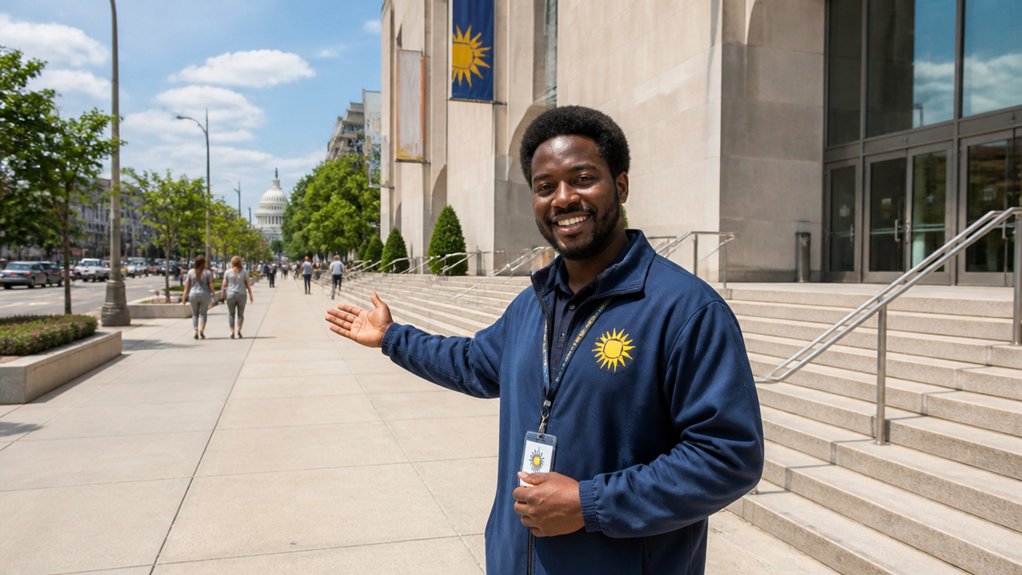 located on the national mall