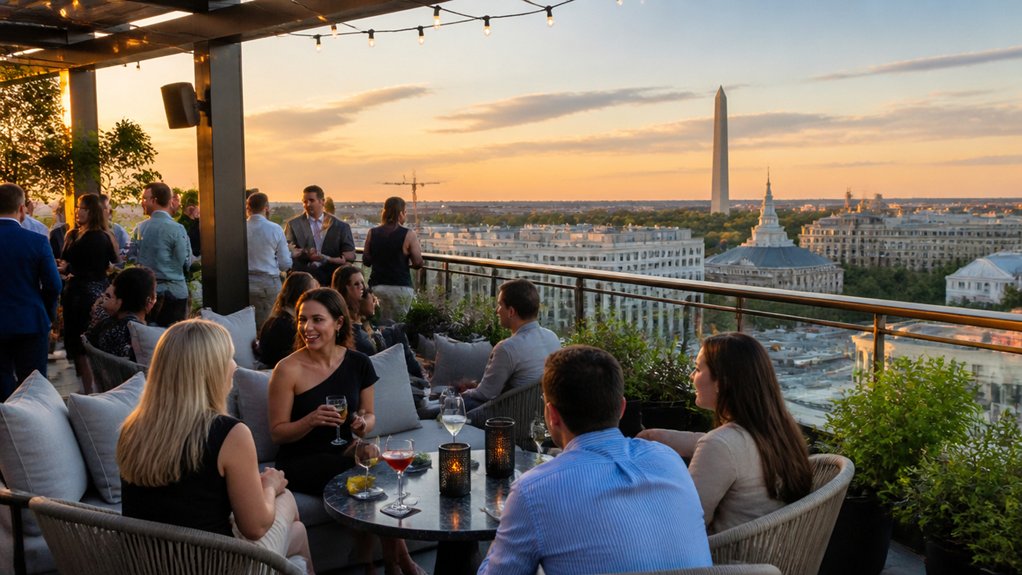 rooftop dc skyline views