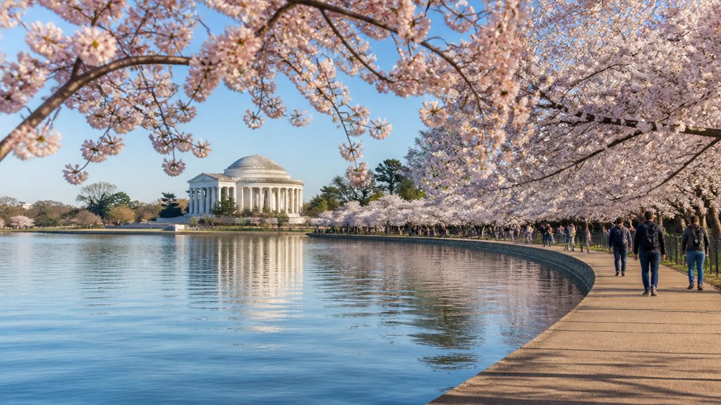 peak bloom tidal basin walk