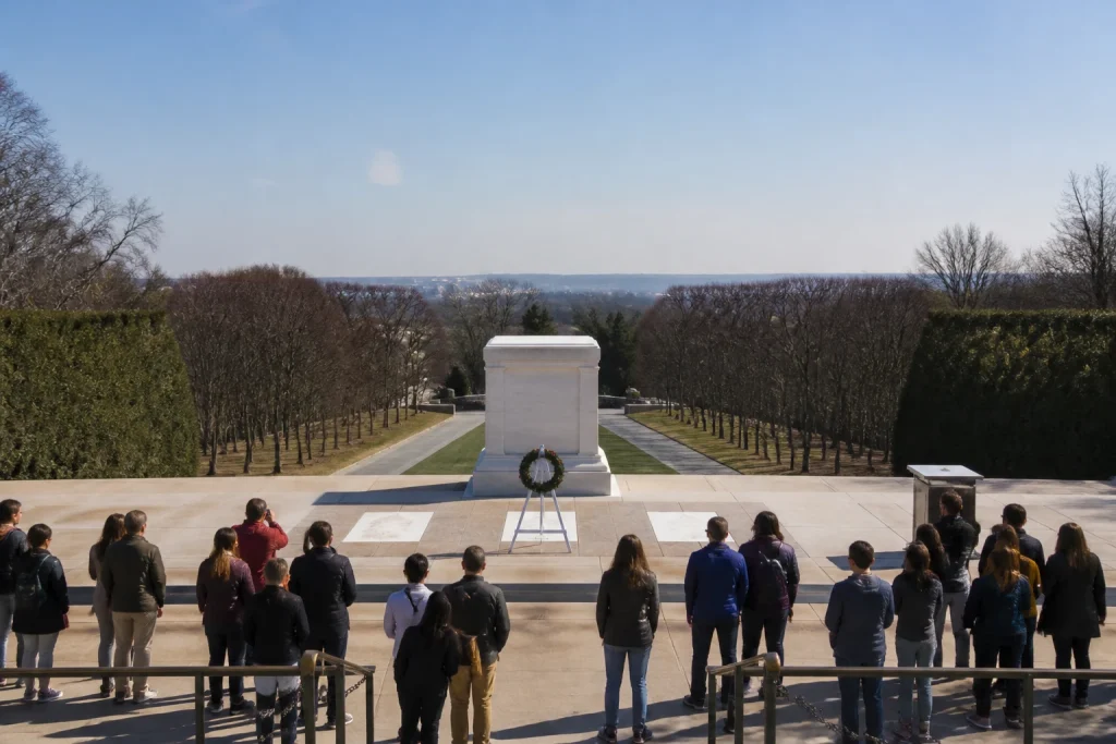 Tomb of the Unknown Soldier at Arlington National Cemetery