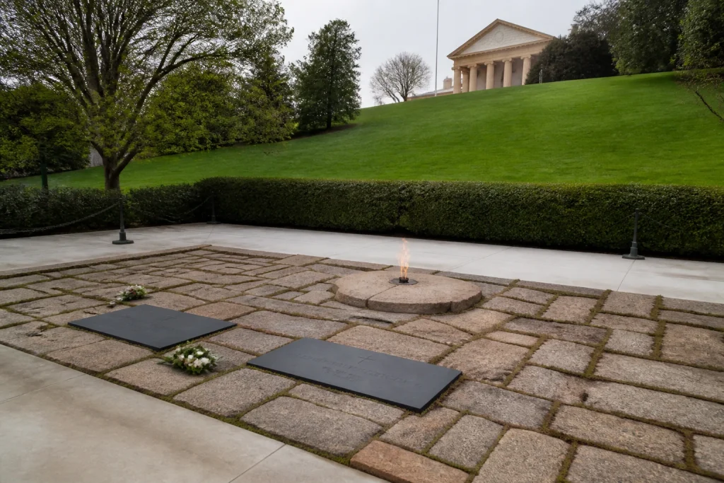 John F. Kennedy gravesite at Arlington National Cemetery
