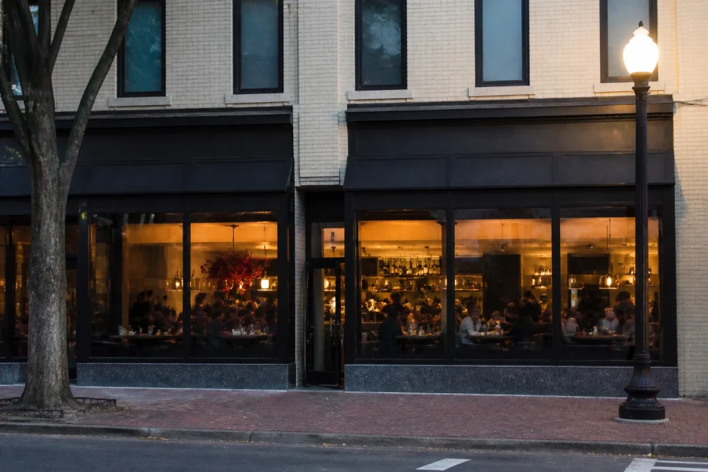 Exterior of Sakana Japanese Restaurant on P Street NW in Dupont Circle