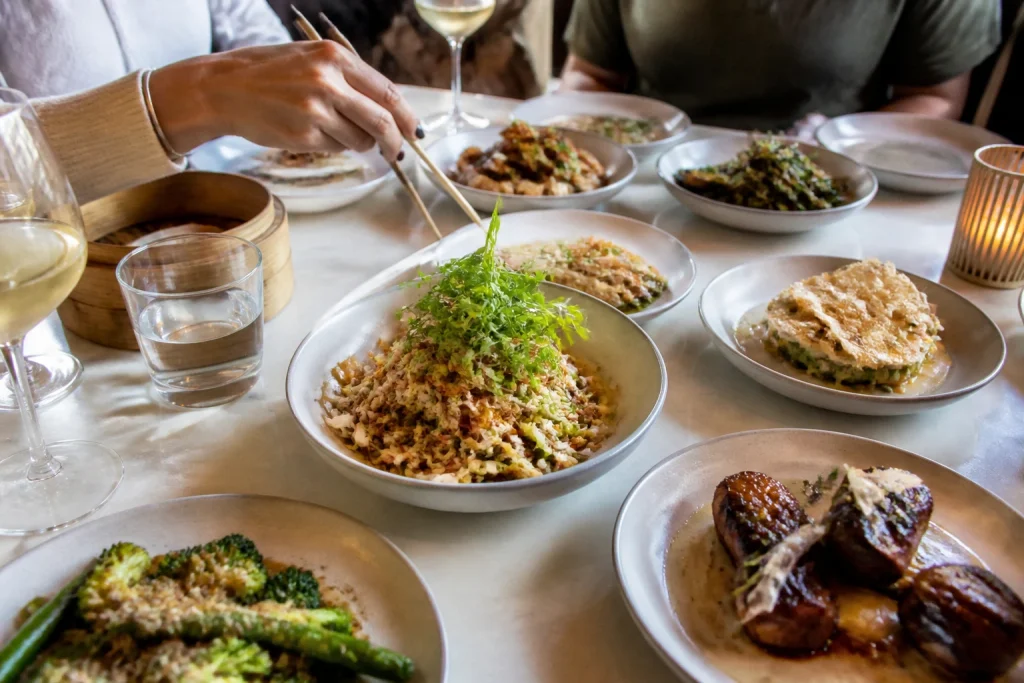 Shareable plates at Chloe in Navy Yard, Washington DC