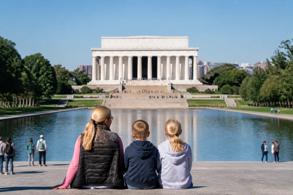 Lincoln Memorial at the National Mall in Washington DC