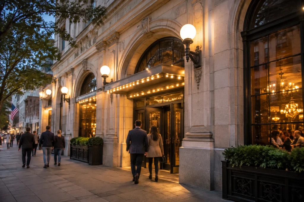 Exterior of Old Ebbitt Grill near the western side of the National Mall.